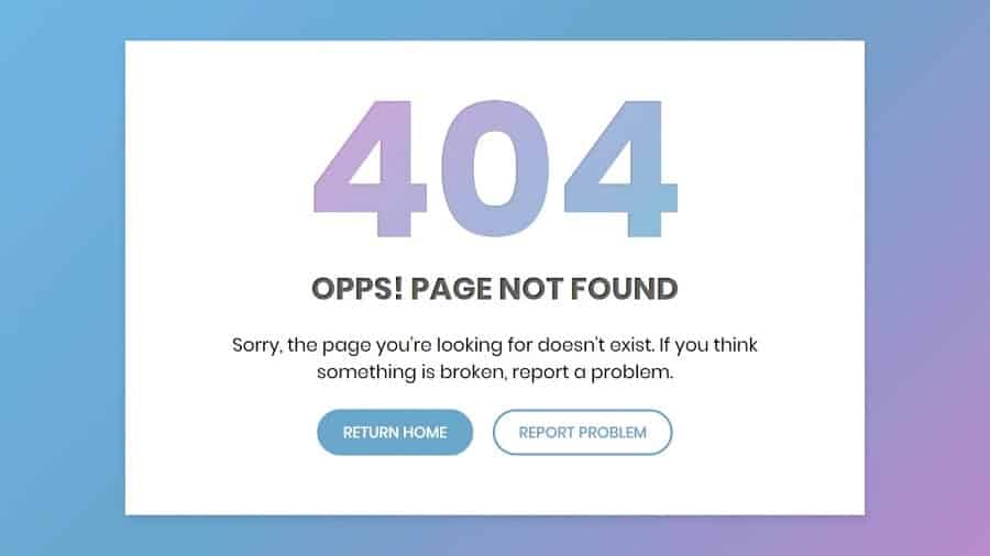 trang 404 là gì